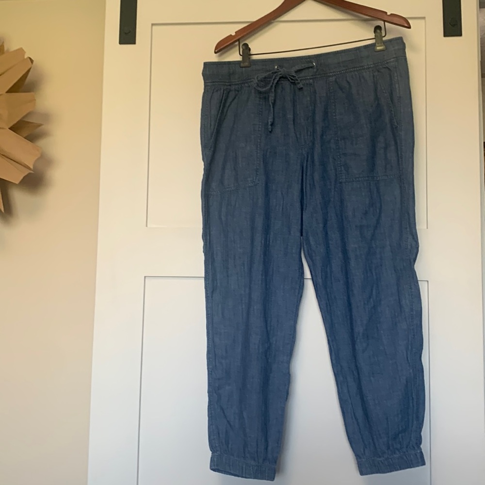 Gap drawstring waist with elastic ankles